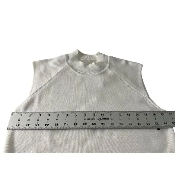 NY&amp;C Colorblock Sweater Dress Medium Cream Black Beige Knit New
