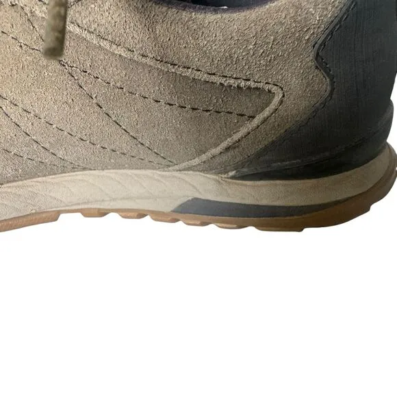Oboz Bozeman Low Hiking Shoes Sneaker Brown Green Men's 8.5 - Fast Shipping Read