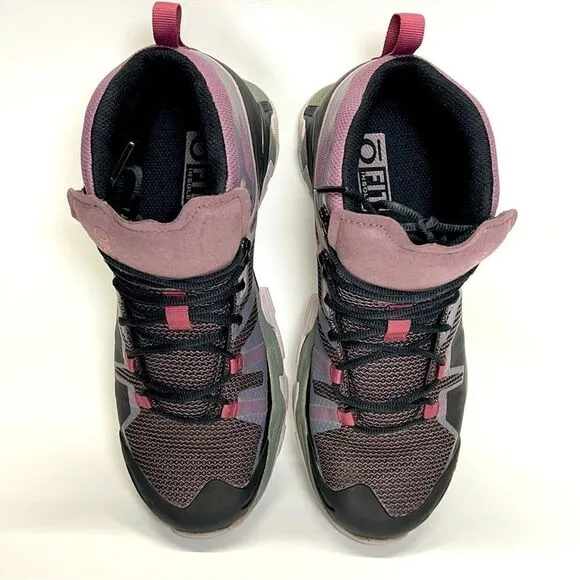 Oboz Womens Arete Low Mid Hiker Waterproof Boots in Blush 8.5