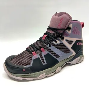 Oboz Womens Arete Low Mid Hiker Waterproof Boots in Blush 8.5