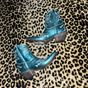 old gringo yippee ki yay metallic cowboy boots