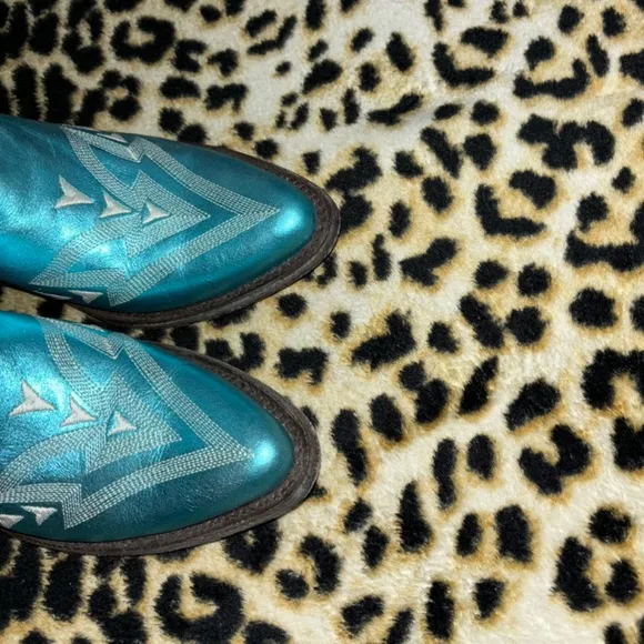 old gringo yippee ki yay metallic cowboy boots