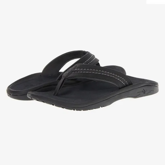 OLUKAI Hokua Mens Beach Flip-Flop.