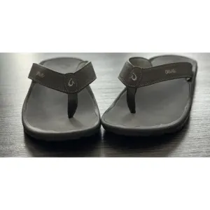 OLUKAI Ohana Men's Beach Sandals Water Resistant Size 14, Beach Dad Casual