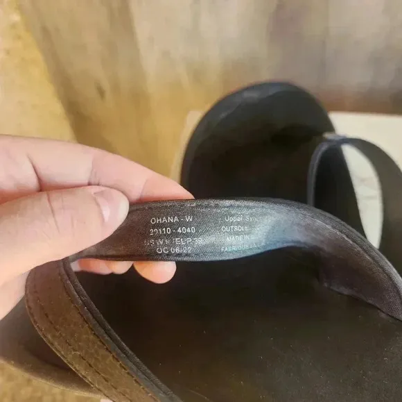 Olukai ‘Ohana Women’s Water-Friendly Sandals in Black Size 9