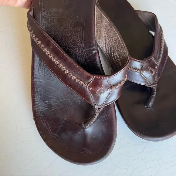 Olukai OLUKAI MEA Ola Men's Sandal leather