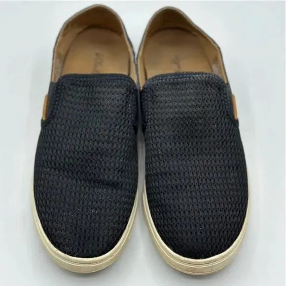 OluKai Women's Pehuea Drop in Heel Sneakers Low Top Slip On Mesh Shoes Size 7