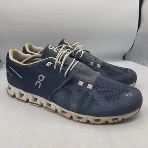 On Cloud 5 Mens 13 Blue Athletic Running Shoes Lightweight Casual Comfort