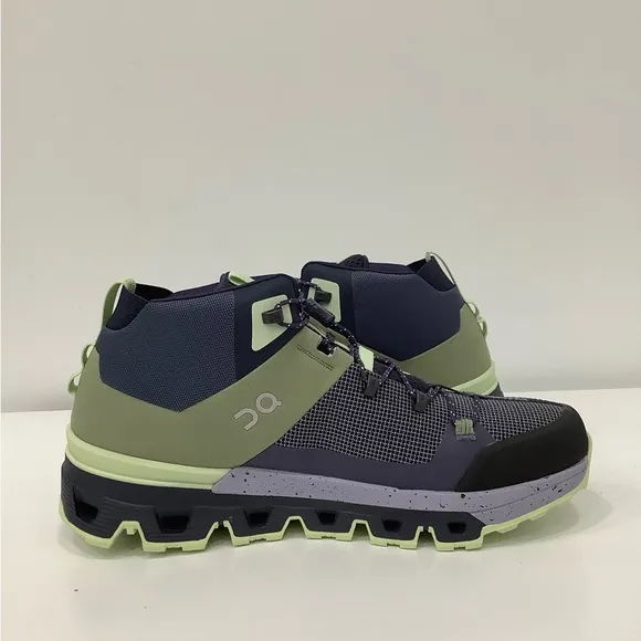 On Cloud Cloudtrax Hiking Boots Purple Black Green Shoes 53.99053 Women Size 10