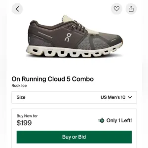On Running Cloud 5 Combo - Rock Ice