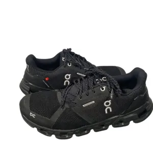 On Women's Cloudflyer Waterproof Shoes All black waterproof running shoes 10.5