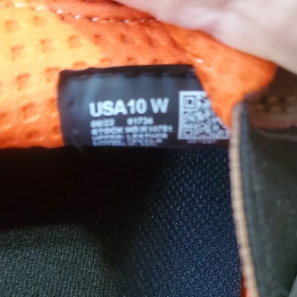 Orange and Brown Slip-On Work Boots with Rugged Sole