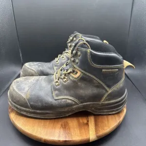 Orthofeet 681 Granite Mens Size 10.5 2E Work Boots Composite Toe Orthopedic