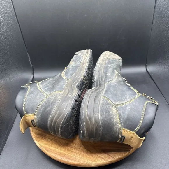 Orthofeet 681 Granite Mens Size 10.5 2E Work Boots Composite Toe Orthopedic