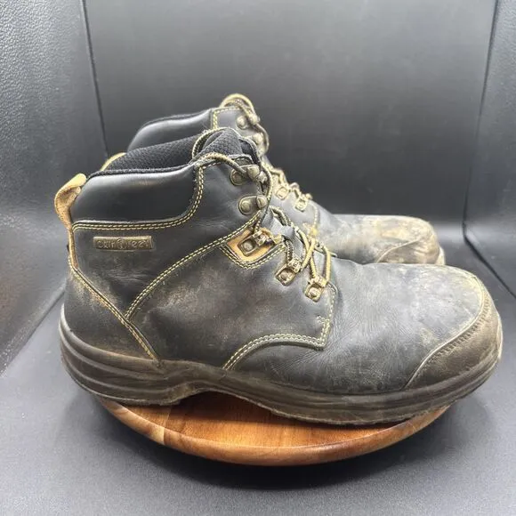 Orthofeet 681 Granite Mens Size 10.5 2E Work Boots Composite Toe Orthopedic