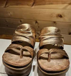 OTBT Metallic Bronze Sandals Size 6