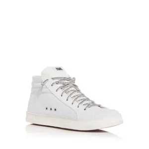 P448 Womens Gray Up Ventilating Grommets Skate Platform Sneakers Shoes 39