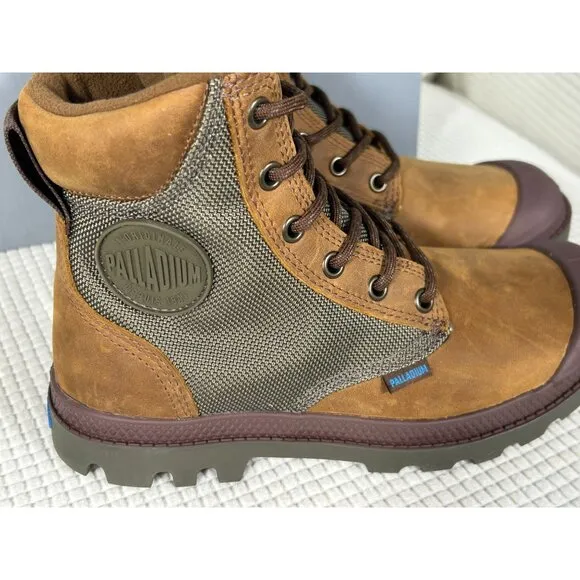 Palladium Pampa Sport Boots, Bridle Brown, Unisex, Mens 4, Women's 5.5, NWB