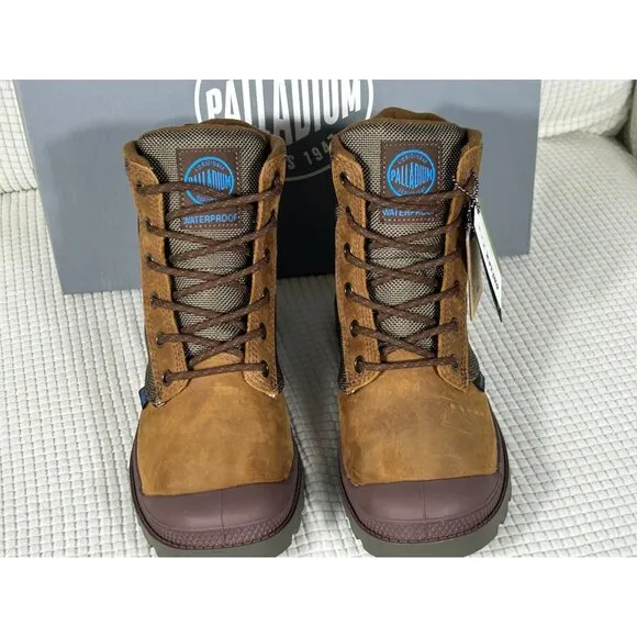 Palladium Pampa Sport Boots, Bridle Brown, Unisex, Mens 4, Women's 5.5, NWB