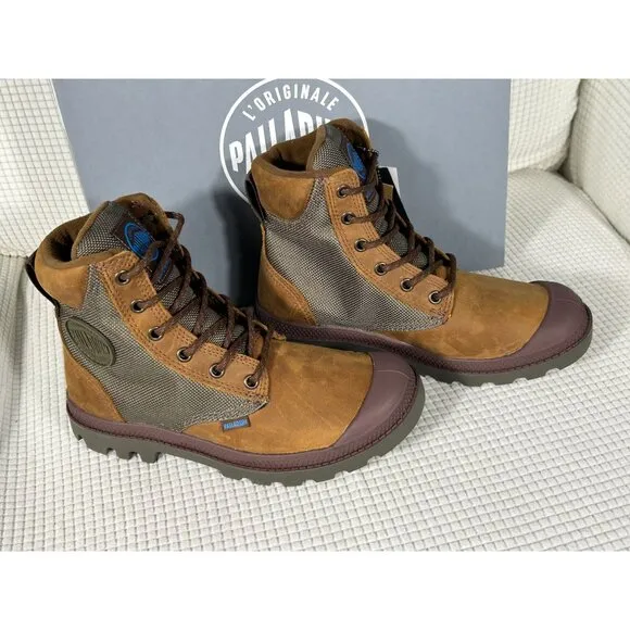 Palladium Pampa Sport Boots, Bridle Brown, Unisex, Mens 4, Women's 5.5, NWB