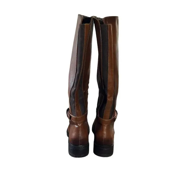 Patricia By Spring Step Riding Boots Chestnut Brown Obelia Size 10.5 - 11 Womens