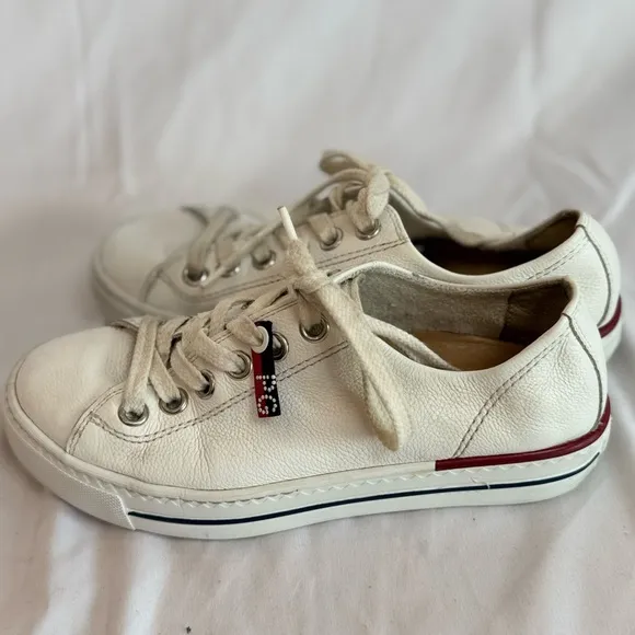 Paul Green Carly Low Top Sneaker Womens US Size 5.5 (uk 3) Comfort White