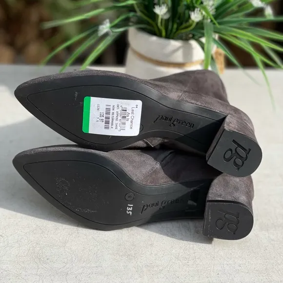 PAUL GREEN🍂🍁Bridget Suede Iron Grey Bootie size 7.5