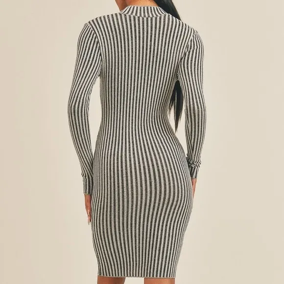 Peekaboo Perfection Stripe Dress