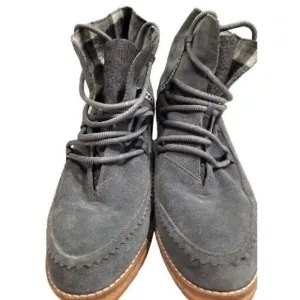 Pendleton Islegate Women’s Wedge Steel Gray Boots Brand New Size 9.5 NWOT Cork