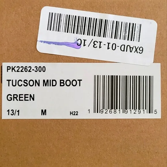 Pendleton TUCSON Mid Boot Outdoor Rain Boots Green Native American Inspired NIB