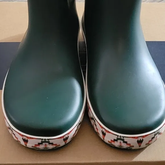 Pendleton TUCSON Mid Boot Outdoor Rain Boots Green Native American Inspired NIB
