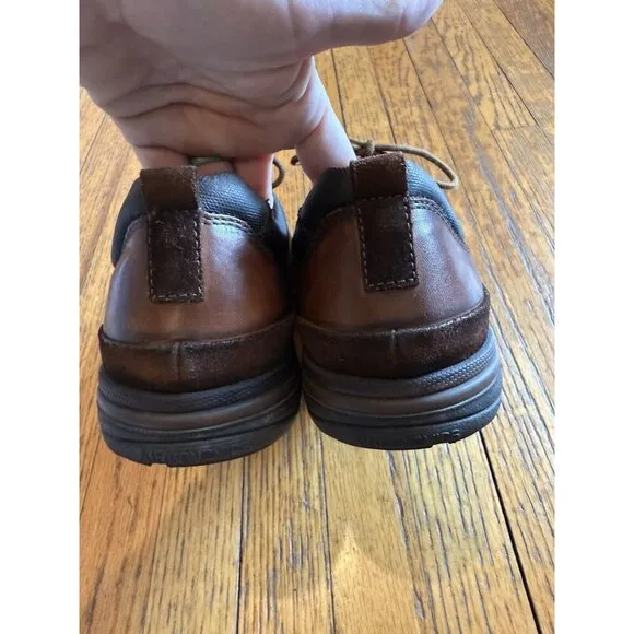 Pikolinos Brown Leather Lace Up Oxford Comfort Shoes Size 45 EUC