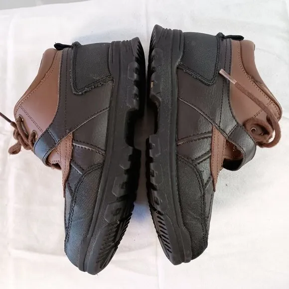 POLO RALPH LAUREN Boy's Dover Boot Chocolate Leather size 3