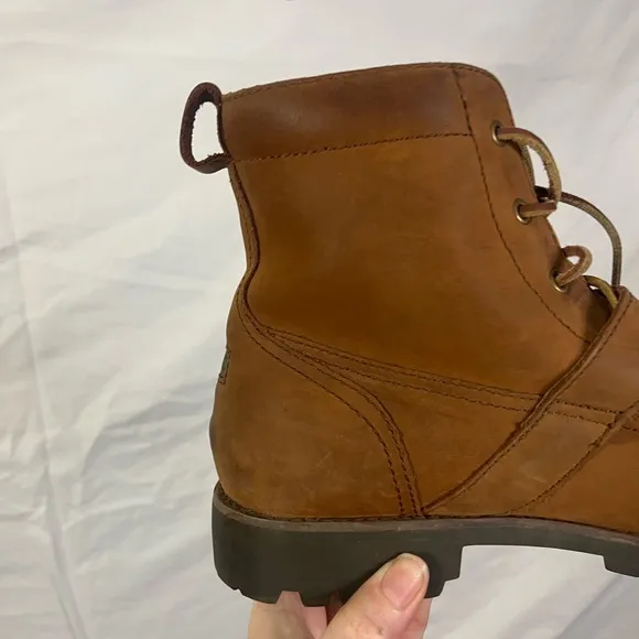 Polo Ralph Lauren Men’s Redmond Brown Leather Ranger High Top Boots- Size 9.5