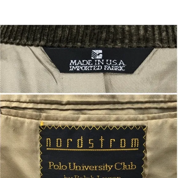 Polo University Club by Ralph Lauren Nordstrom Green Corduroy Blazer