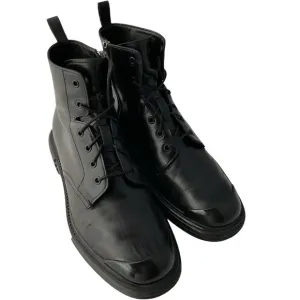 Prada 2TE129 Black Leather Half-Boot Men’s Size 8 US.