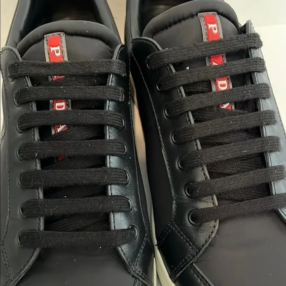 Prada Men's Calzature Uomo Black Sneakers