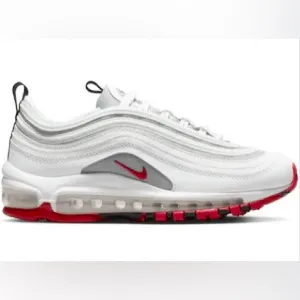 Pre-owned Nike Air Max 97 Kids Shoes - White Bullet 5y