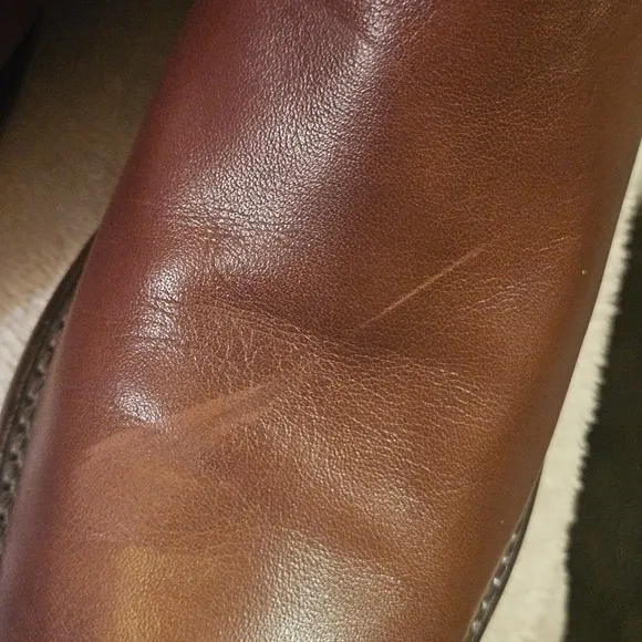 Preowned Tecovas The PENNY Leather  Boot Women Sz 10.5 B In BOURBON CALF