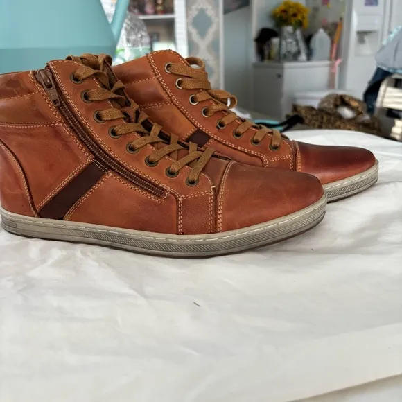 Propet Men's Lucas Hi Skate Shoe - Brown Size 8