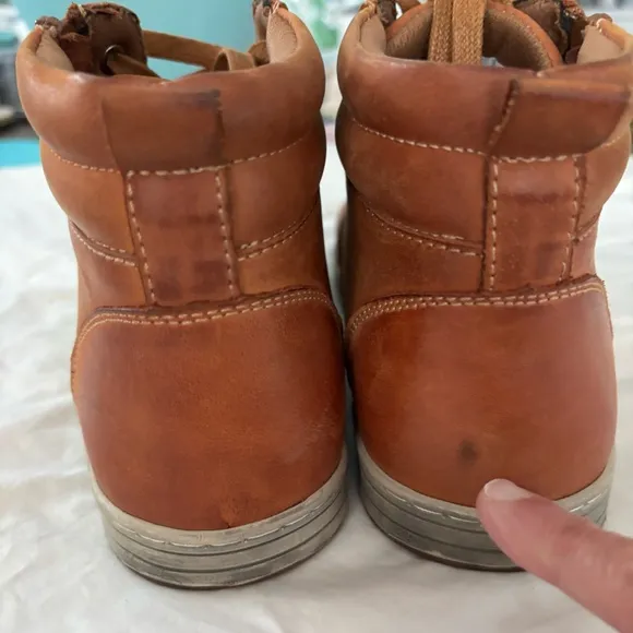 Propet Men's Lucas Hi Skate Shoe - Brown Size 8