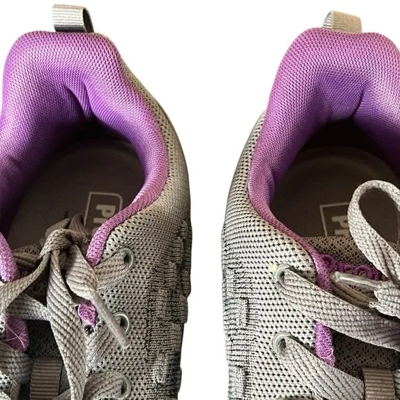 Propet TravelActiv Axial Sneakers Womens 10 4E Gray Purple Mesh Cushioned Shoes