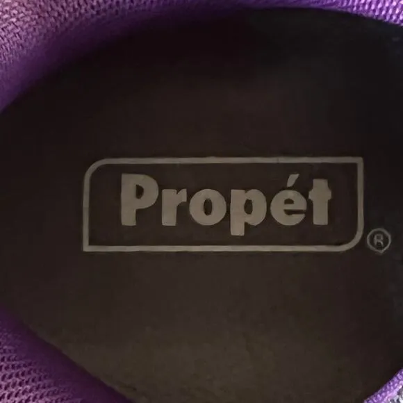Propet TravelActiv Axial Sneakers Womens 10 4E Gray Purple Mesh Cushioned Shoes