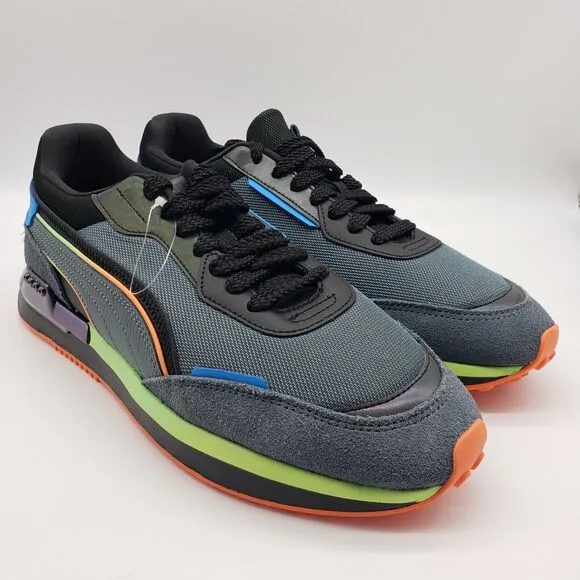 Puma City Rider Men's Athletic Casual Shoes Reflective Trainers Size 10.5 NEW🛒