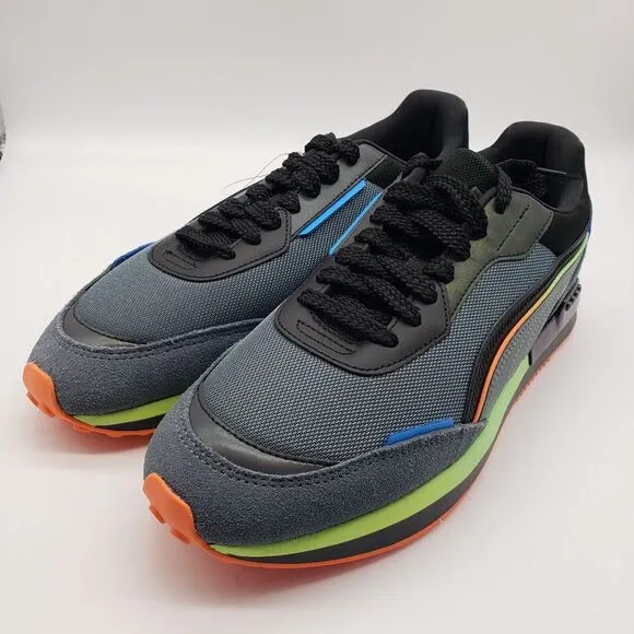 Puma City Rider Men's Athletic Casual Shoes Reflective Trainers Size 10.5 NEW🛒