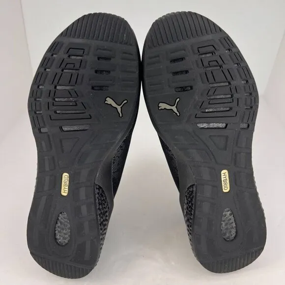 Puma Mens 1925989-01 Black Hybrid NX Rave Low Lace Up Size 8.5 Running Shoes