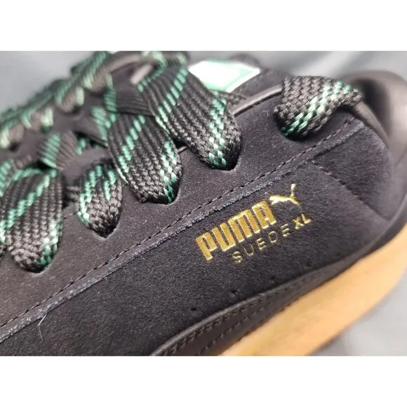 Puma Suede XL Skate Jr Sneakers Black Vine Gum Boys Size 6.5 NEW NO BOX!