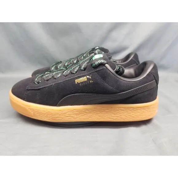 Puma Suede XL Skate Jr Sneakers Black Vine Gum Boys Size 6.5 NEW NO BOX!