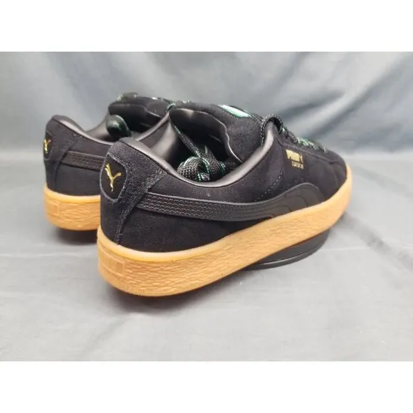 Puma Suede XL Skate Jr Sneakers Black Vine Gum Boys Size 6.5 NEW NO BOX!