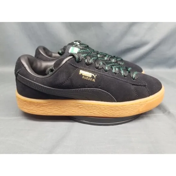 Puma Suede XL Skate Jr Sneakers Black Vine Gum Boys Size 6.5 NEW NO BOX!